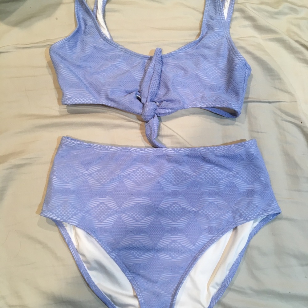 ASOS swim 2-piece high waisted US 8